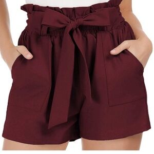 Burgundy Summer Shorts